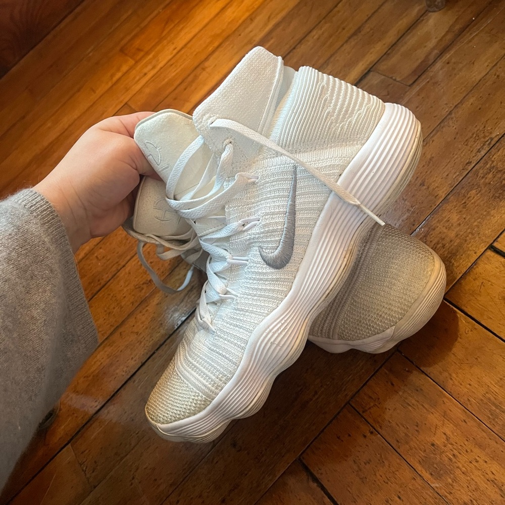 Nike Hyperdrunk 2017 Flyknit Triple White | Men’s US 10